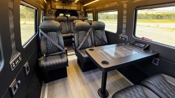 12 passenger sprinter van interior centennial