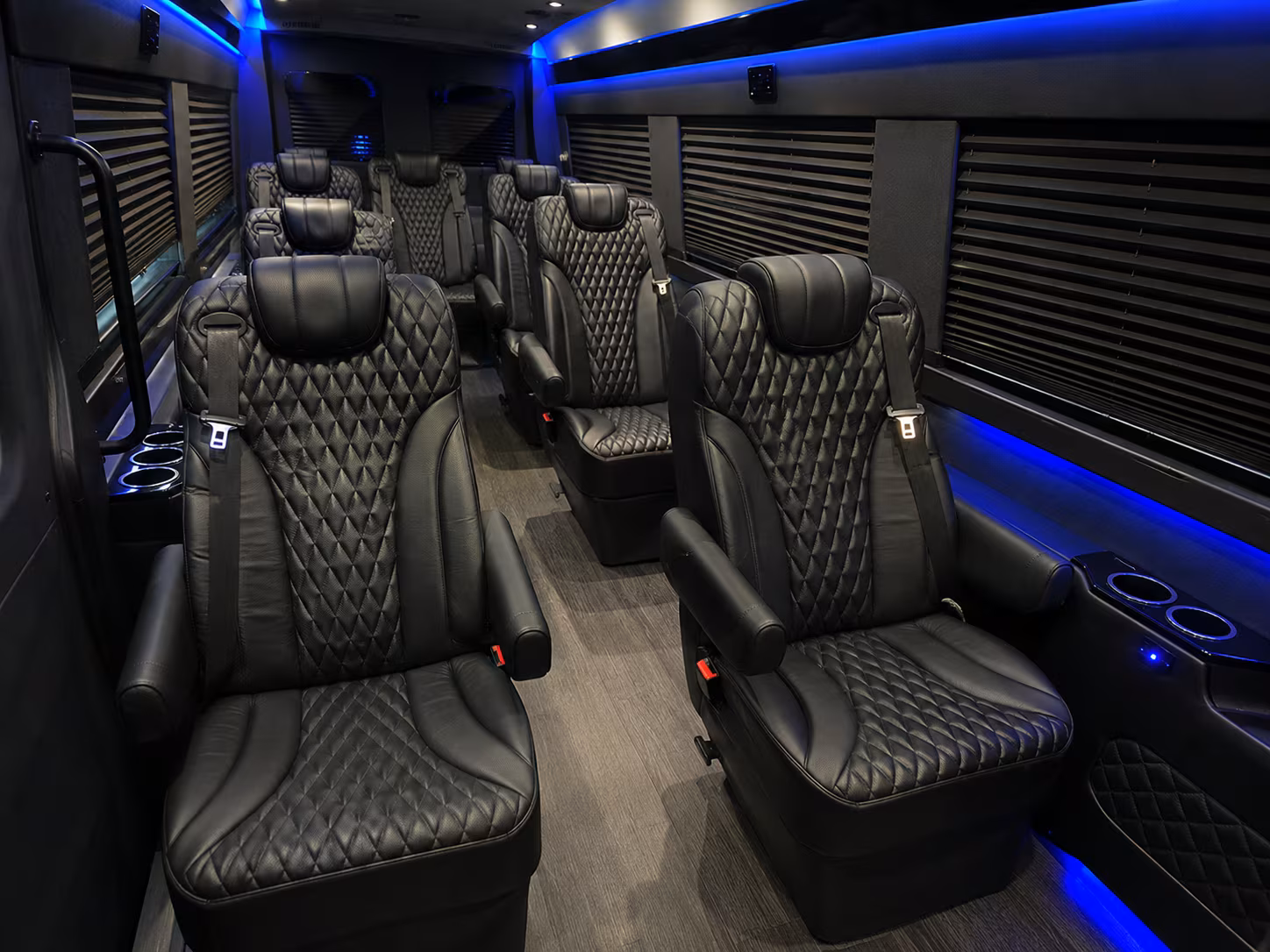 18 passenger sprinter van inside